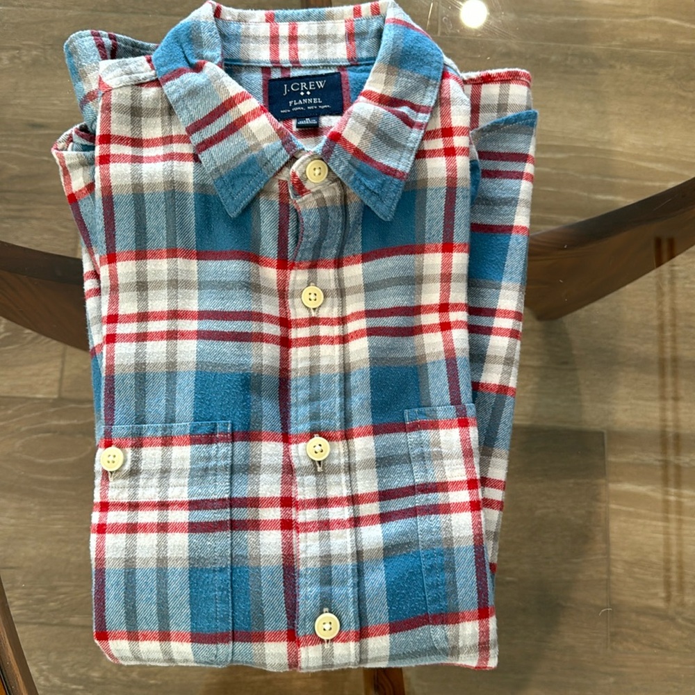 Men’s Flannel J. Crew button down